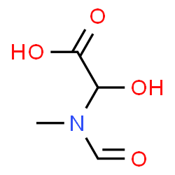 ChemSpider 2D Image | [Formyl(methyl)amino](hydroxy)acetic acid | C4H7NO4