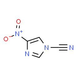 ChemSpider 2D Image | 4-Nitro-1H-imidazole-1-carbonitrile | C4H2N4O2