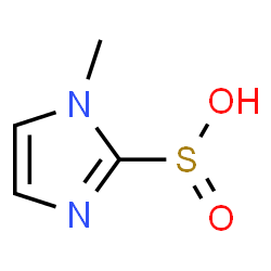 ChemSpider 2D Image | 1-Methyl-1H-imidazole-2-sulfinic acid | C4H6N2O2S