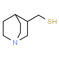 ChemSpider 2D Image | 1-Azabicyclo[2.2.2]oct-3-ylmethanethiol | C8H15NS