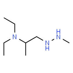 ChemSpider 2D Image | N,N-Diethyl-1-(2-methylhydrazino)-2-propanamine | C8H21N3