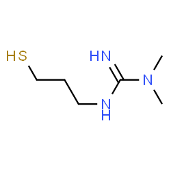 ChemSpider 2D Image | 1,1-Dimethyl-3-(3-sulfanylpropyl)guanidine | C6H15N3S