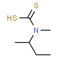 ChemSpider 2D Image | sec-Butyl(methyl)carbamodithioic acid | C6H13NS2