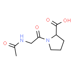 ChemSpider 2D Image | N-Acetylglycylproline | C9H14N2O4