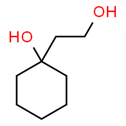 ChemSpider 2D Image | 1-(2-Hydroxyethyl)cyclohexanol | C8H16O2