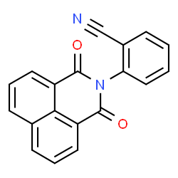 ChemSpider 2D Image | 2-(1,3-Dioxo-1H-benzo[de]isoquinolin-2(3H)-yl)benzonitrile | C19H10N2O2
