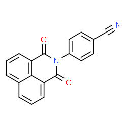 ChemSpider 2D Image | 4-(1,3-Dioxo-1H-benzo[de]isoquinolin-2(3H)-yl)benzonitrile | C19H10N2O2