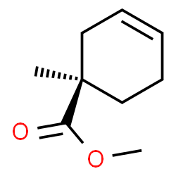 ChemSpider 2D Image | Methyl (1R)-1-methyl-3-cyclohexene-1-carboxylate | C9H14O2
