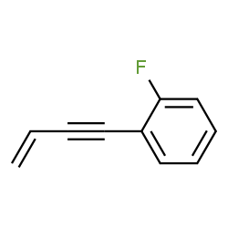 ChemSpider 2D Image | 1-(3-Buten-1-yn-1-yl)-2-fluorobenzene | C10H7F