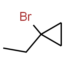 ChemSpider 2D Image | 1-Bromo-1-ethylcyclopropane | C5H9Br