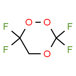 ChemSpider 2D Image | 3,3,6,6-Tetrafluoro-1,2,4-trioxane | C3H2F4O3