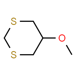 ChemSpider 2D Image | 5-Methoxy-1,3-dithiane | C5H10OS2