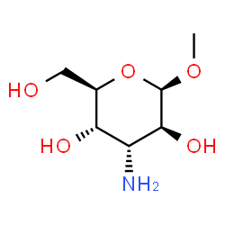 ChemSpider 2D Image | Methyl 3-amino-3-deoxy-beta-D-altropyranoside | C7H15NO5