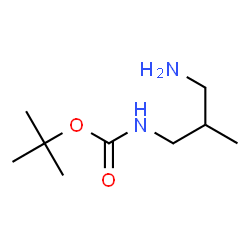 ChemSpider 2D Image | tert-butyl 3-amino-2-methylpropylcarbamate | C9H20N2O2