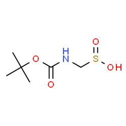 ChemSpider 2D Image | ({[(2-Methyl-2-propanyl)oxy]carbonyl}amino)methanesulfinic acid | C6H13NO4S