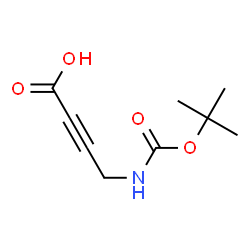 ChemSpider 2D Image | 4-({[(2-Methyl-2-propanyl)oxy]carbonyl}amino)-2-butynoic acid | C9H13NO4
