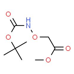 ChemSpider 2D Image | Methyl [({[(2-methyl-2-propanyl)oxy]carbonyl}amino)oxy]acetate | C8H15NO5