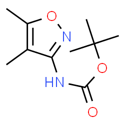 ChemSpider 2D Image | tert-Butyl 4,5-dimethylisoxazol-3-ylcarbamate | C10H16N2O3