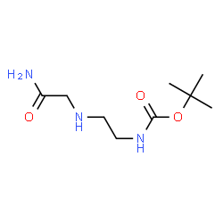 ChemSpider 2D Image | 2-Methyl-2-propanyl {2-[(2-amino-2-oxoethyl)amino]ethyl}carbamate | C9H19N3O3