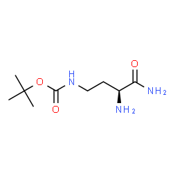 ChemSpider 2D Image | 2-Methyl-2-propanyl [(3S)-3,4-diamino-4-oxobutyl]carbamate | C9H19N3O3