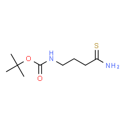 ChemSpider 2D Image | tert-butyl N-(3-carbamothioylpropyl)carbamate | C9H18N2O2S