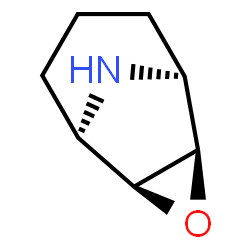 ChemSpider 2D Image | (1R,2S,4R,5S)-3-Oxa-9-azatricyclo[3.3.1.0~2,4~]nonane | C7H11NO