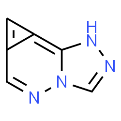 ChemSpider 2D Image | 1H-Cyclopropa[d][1,2,4]triazolo[4,3-b]pyridazine | C6H4N4