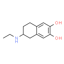 ChemSpider 2D Image | 6-(Ethylamino)-5,6,7,8-tetrahydro-2,3-naphthalenediol | C12H17NO2
