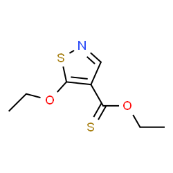 ChemSpider 2D Image | O-Ethyl 5-ethoxy-1,2-thiazole-4-carbothioate | C8H11NO2S2