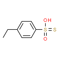 ChemSpider 2D Image | 4-Ethylbenzenesulfonothioic S-acid | C8H10O2S2
