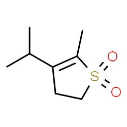 ChemSpider 2D Image | 4-Isopropyl-5-methyl-2,3-dihydrothiophene 1,1-dioxide | C8H14O2S
