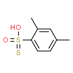 ChemSpider 2D Image | 2,4-Dimethylbenzenesulfonothioic S-acid | C8H10O2S2