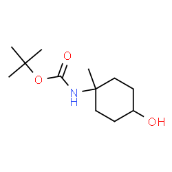 ChemSpider 2D Image | 1,1-Dimethylethyl N-(4-hydroxy-1-methylcyclohexyl)carbamate | C12H23NO3