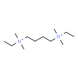 ChemSpider 2D Image | N,N'-Diethyl-N,N,N',N'-tetramethyl-1,4-butanediaminium | C12H30N2