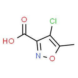 ChemSpider 2D Image | 4-Chloro-5-methyl-1,2-oxazole-3-carboxylic acid | C5H4ClNO3