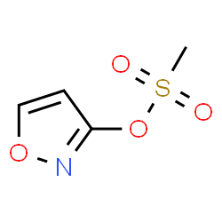 ChemSpider 2D Image | 1,2-Oxazol-3-yl methanesulfonate | C4H5NO4S