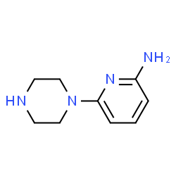 ChemSpider 2D Image | 6-(1-Piperazinyl)-2-pyridinamine | C9H14N4