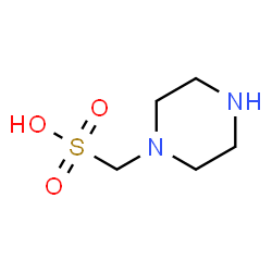 ChemSpider 2D Image | 1-Piperazinylmethanesulfonic acid | C5H12N2O3S