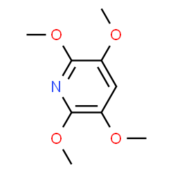 ChemSpider 2D Image | 2,3,5,6-Tetramethoxypyridine | C9H13NO4