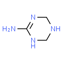 ChemSpider 2D Image | 1,4,5,6-Tetrahydro-1,3,5-triazin-2-amine | C3H8N4