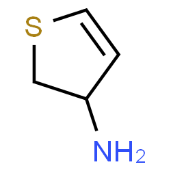 ChemSpider 2D Image | 2,3-Dihydro-3-thiophenamine | C4H7NS