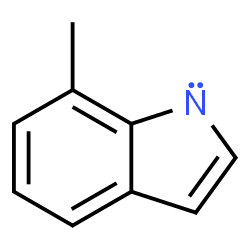 ChemSpider 2D Image | 7-Methyl-1H-1lambda~5~-indol-1-ylidene | C9H8N