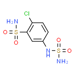 ChemSpider 2D Image | 2-Chloro-5-(sulfamoylamino)benzenesulfonamide | C6H8ClN3O4S2