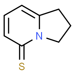 ChemSpider 2D Image | 2,3-Dihydro-5(1H)-indolizinethione | C8H9NS