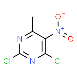 ChemSpider 2D Image | 2,4-dichlor-6-methyl-5-nitropyrimidin | C5H3Cl2N3O2