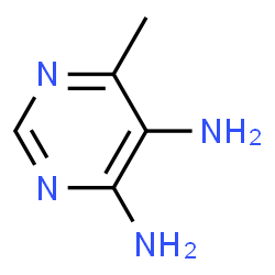 ChemSpider 2D Image | 6-Methyl-4,5-pyrimidinediamine | C5H8N4