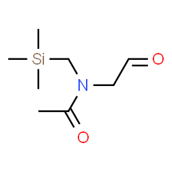 ChemSpider 2D Image | N-(2-Oxoethyl)-N-[(trimethylsilyl)methyl]acetamide | C8H17NO2Si