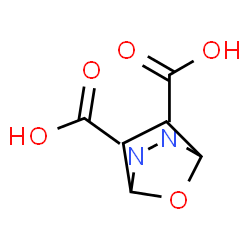 ChemSpider 2D Image | 7-Oxa-2,3-diazabicyclo[2.2.1]heptane-2,3-dicarboxylic acid | C6H8N2O5