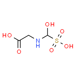 ChemSpider 2D Image | N-[Hydroxy(sulfo)methyl]glycine | C3H7NO6S