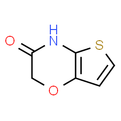 ChemSpider 2D Image | 2H-Thieno[3,2-b][1,4]oxazin-3(4H)-one | C6H5NO2S
